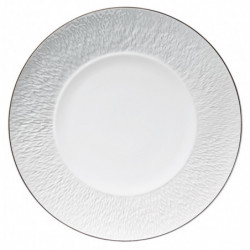 Assiette plate à aile gravée 32 cm