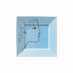 Square trinket tray 6.69 in Protée with gift box (17 cm)