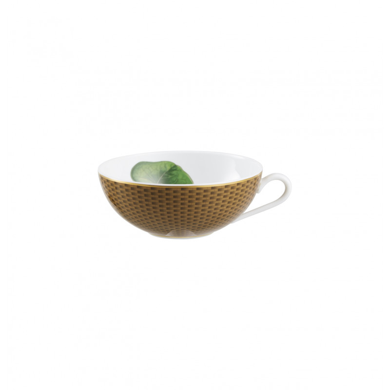 Tasse et soucoupe thé extra 22 cl Asarum en coffret rond