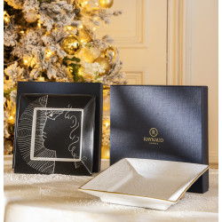 Square trinket tray 6.69 in Le Gabier de Vigie with gift box (17 cm)